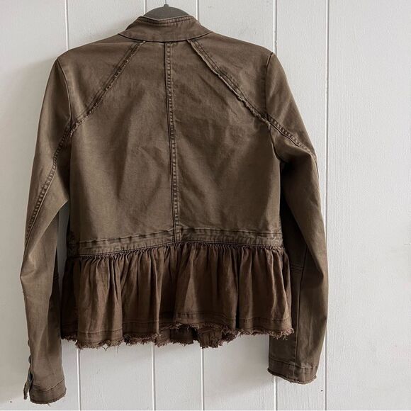 Free People Ruffled Military Jacket - Picture 9 of 15